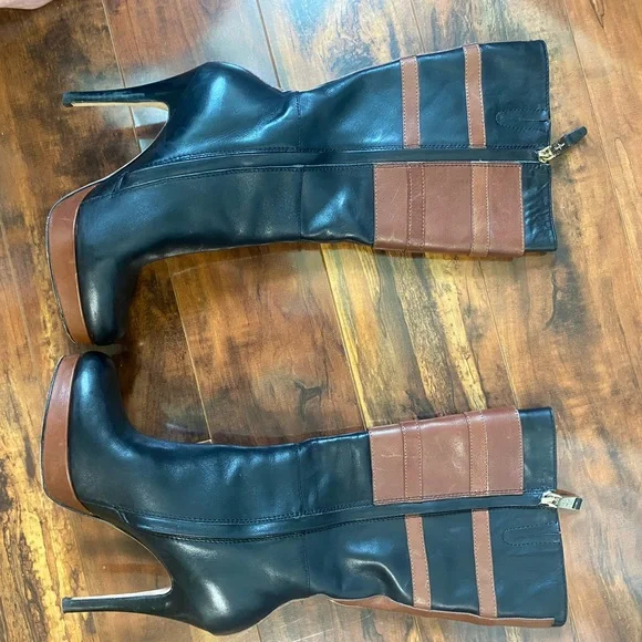 Cole Haan black & Brown boots - Picture 7 of 8